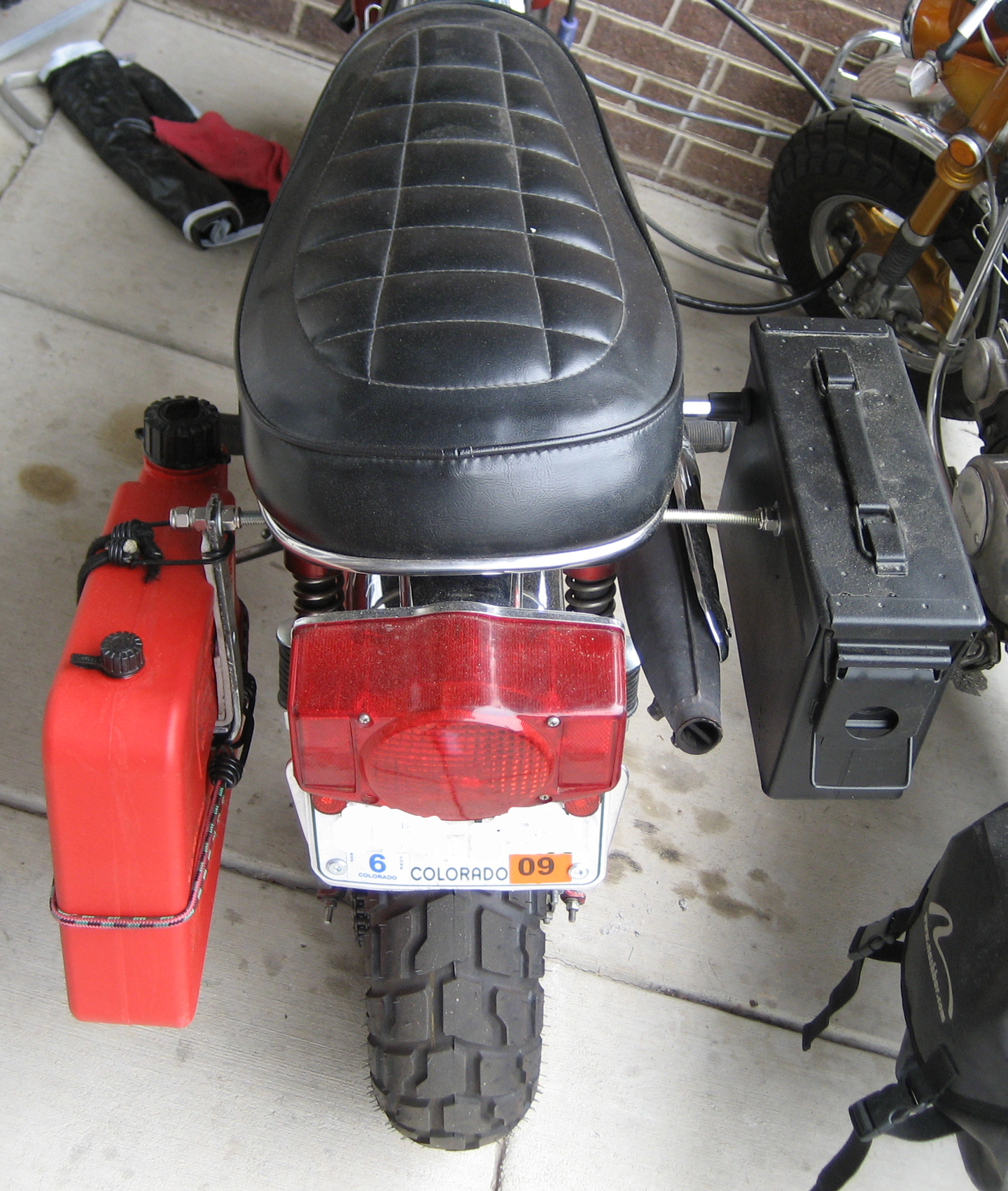 Honda ct90 auxiliary fuel tank